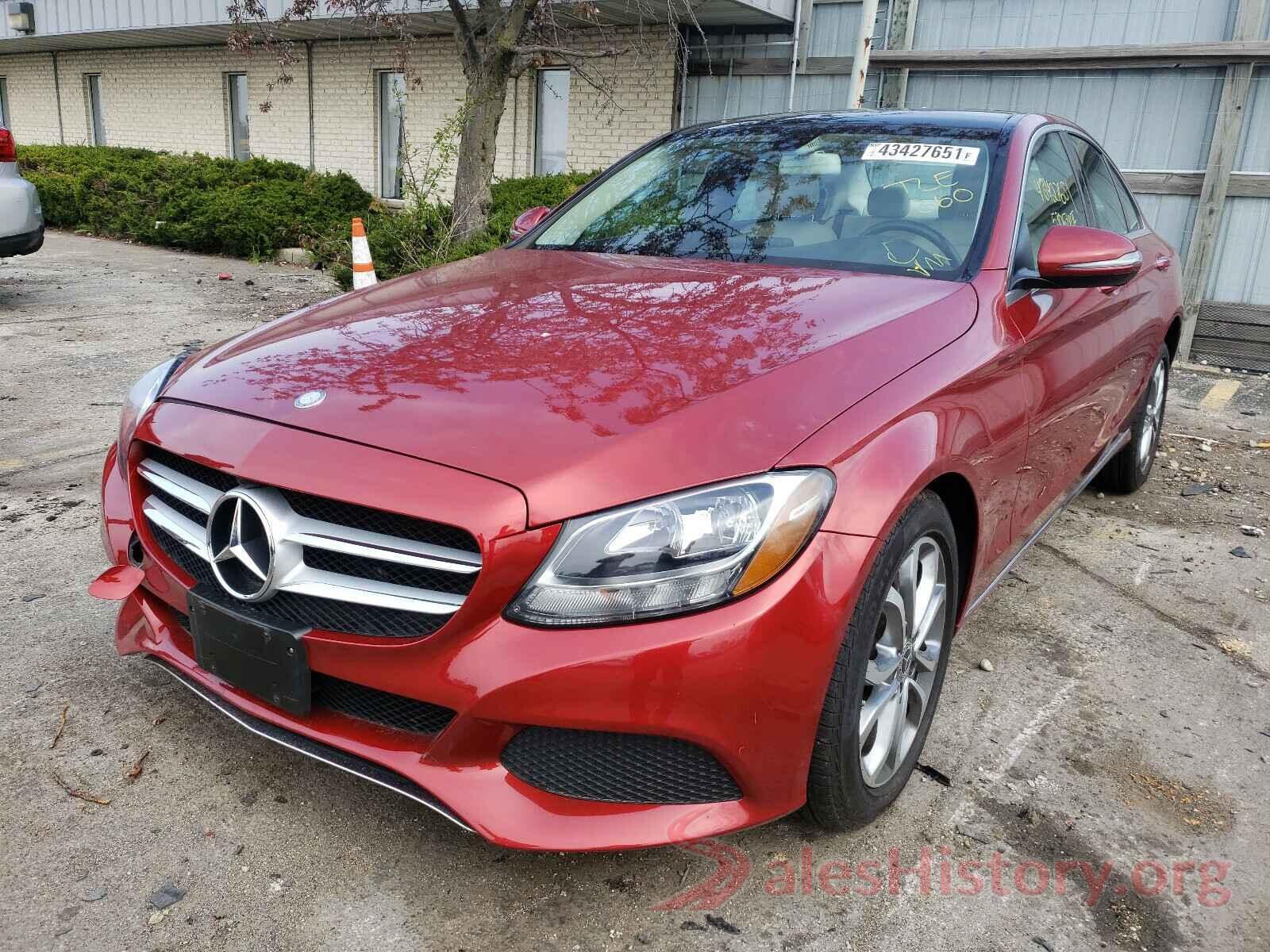 55SWF4KB2HU214160 2017 MERCEDES-BENZ C CLASS