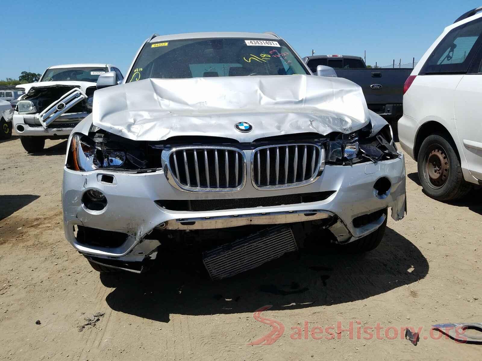 5UXWZ7C35H0X43391 2017 BMW X3