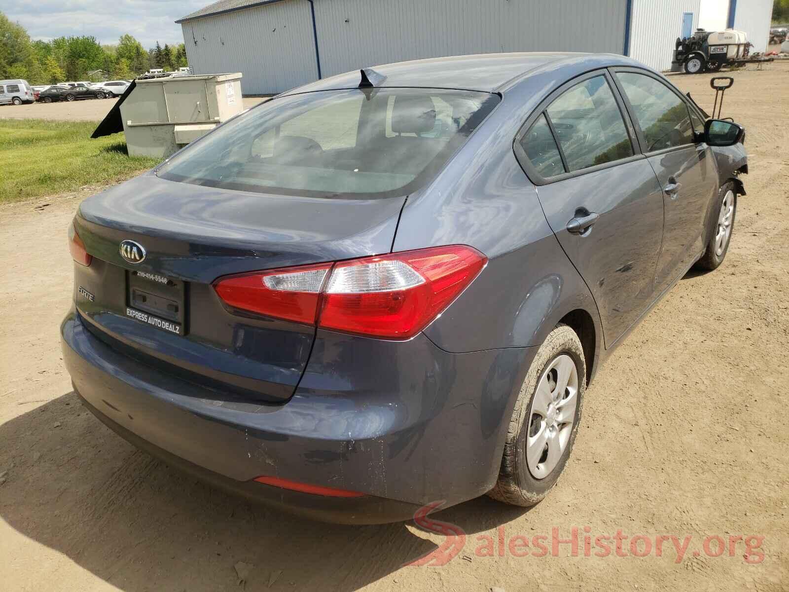 KNAFK4A69G5611329 2016 KIA FORTE