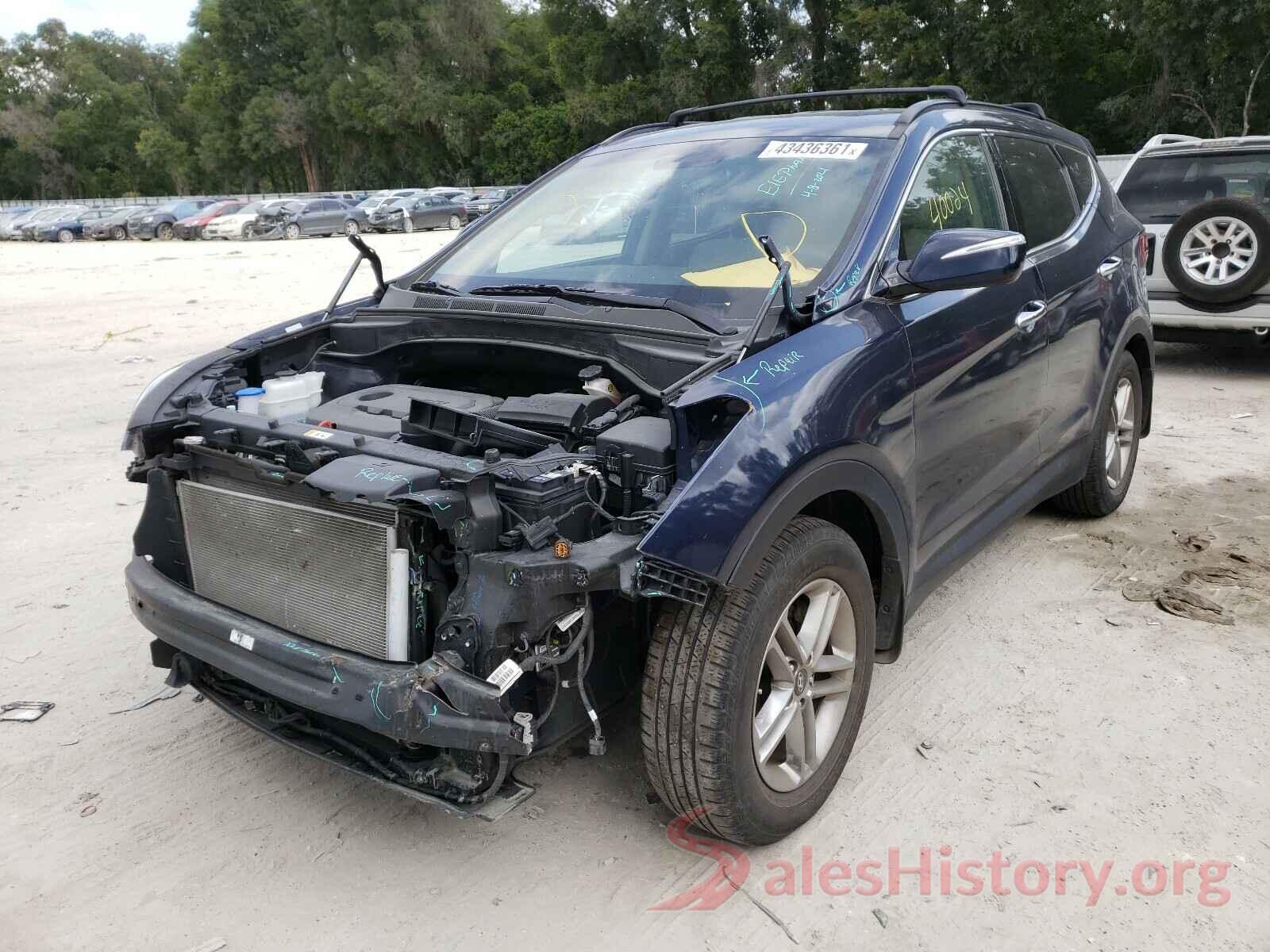 5XYZU3LB2JG511179 2018 HYUNDAI SANTA FE