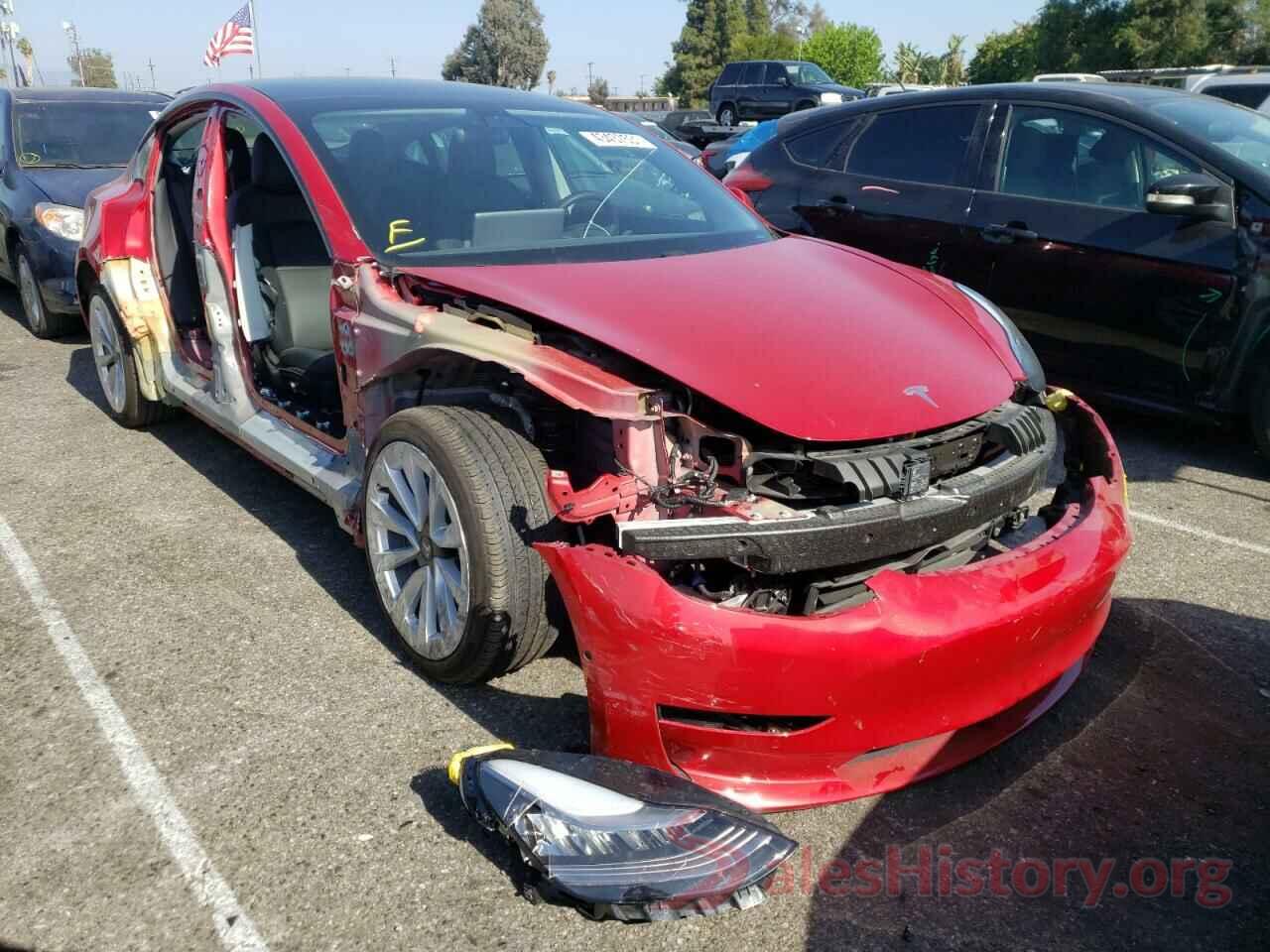 5YJ3E1EB4MF855628 2021 TESLA MODEL 3