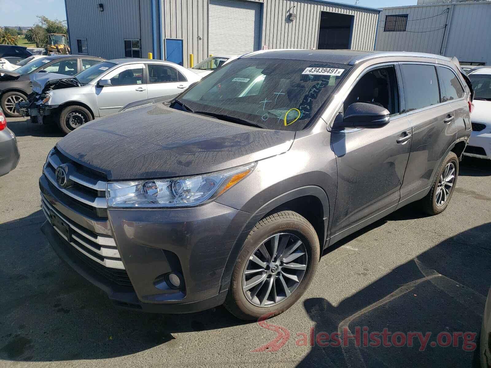 5TDJZRFH0KS617197 2019 TOYOTA HIGHLANDER