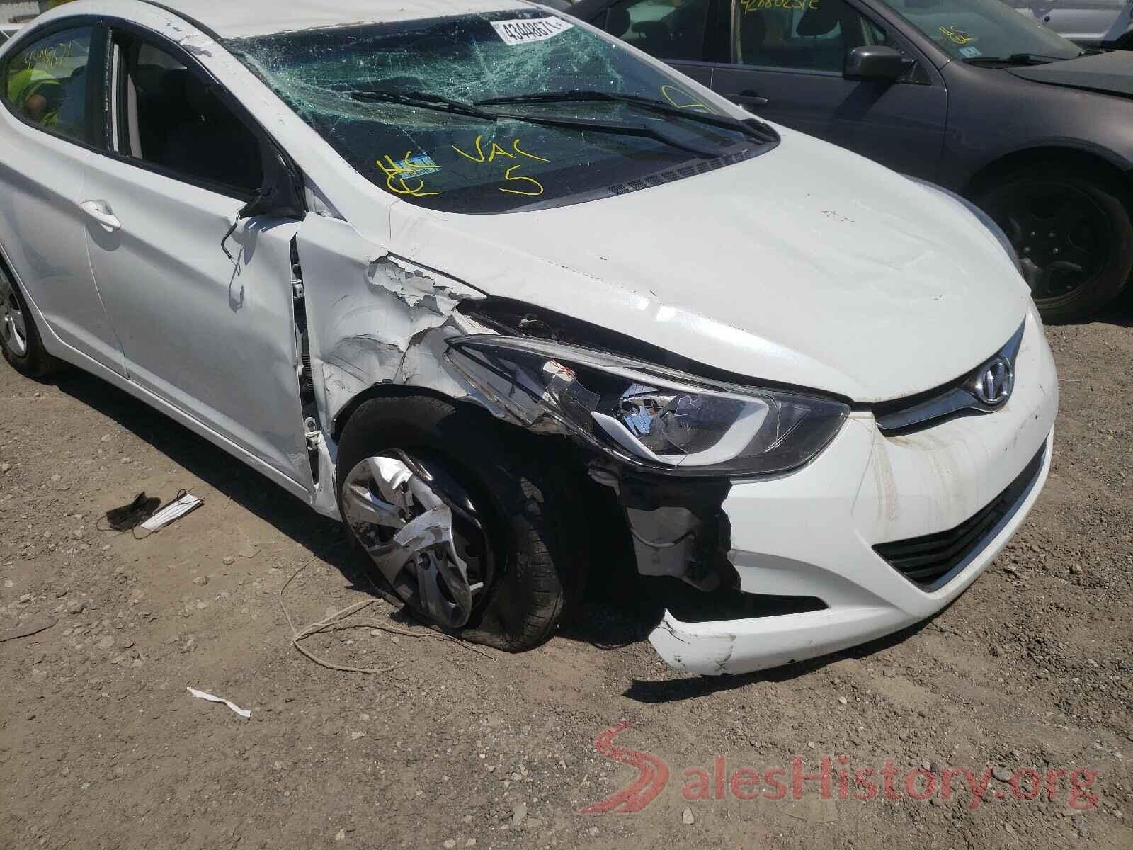 5NPDH4AE0GH688428 2016 HYUNDAI ELANTRA