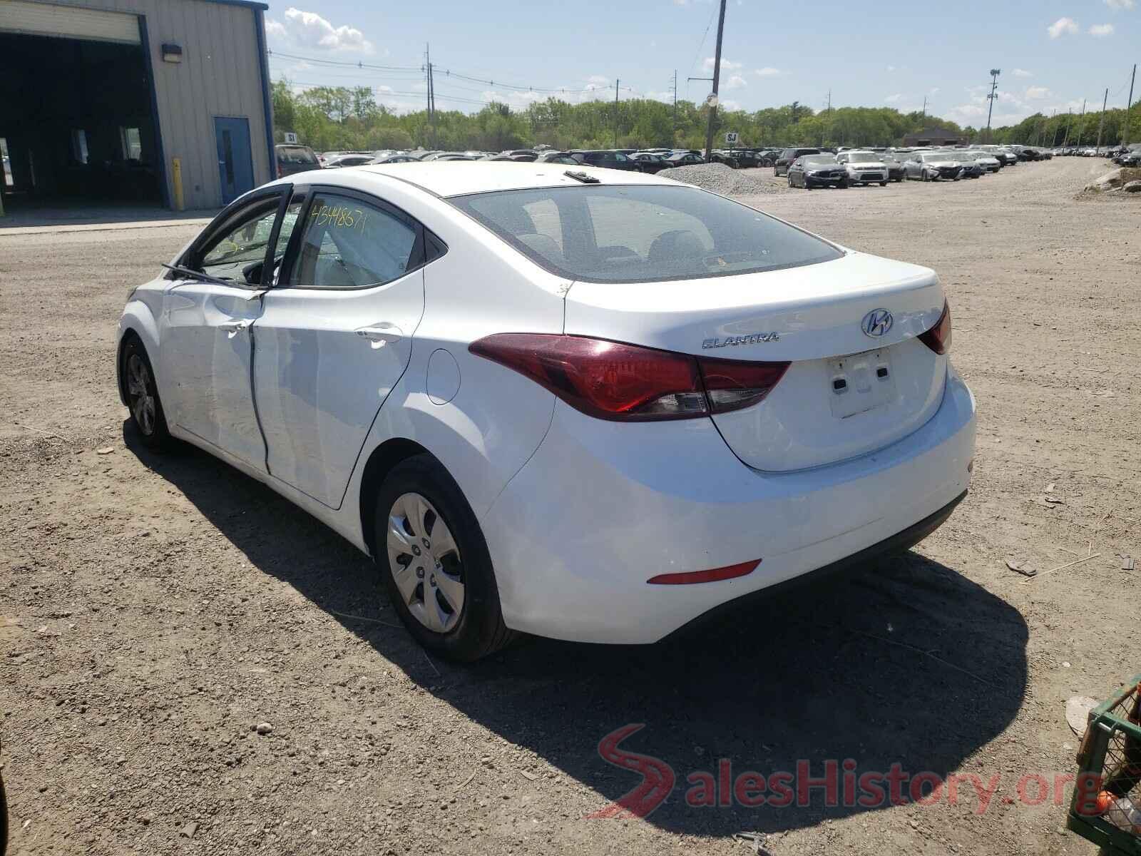 5NPDH4AE0GH688428 2016 HYUNDAI ELANTRA