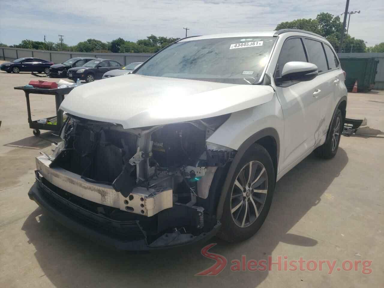 5TDKZRFH8HS526384 2017 TOYOTA HIGHLANDER