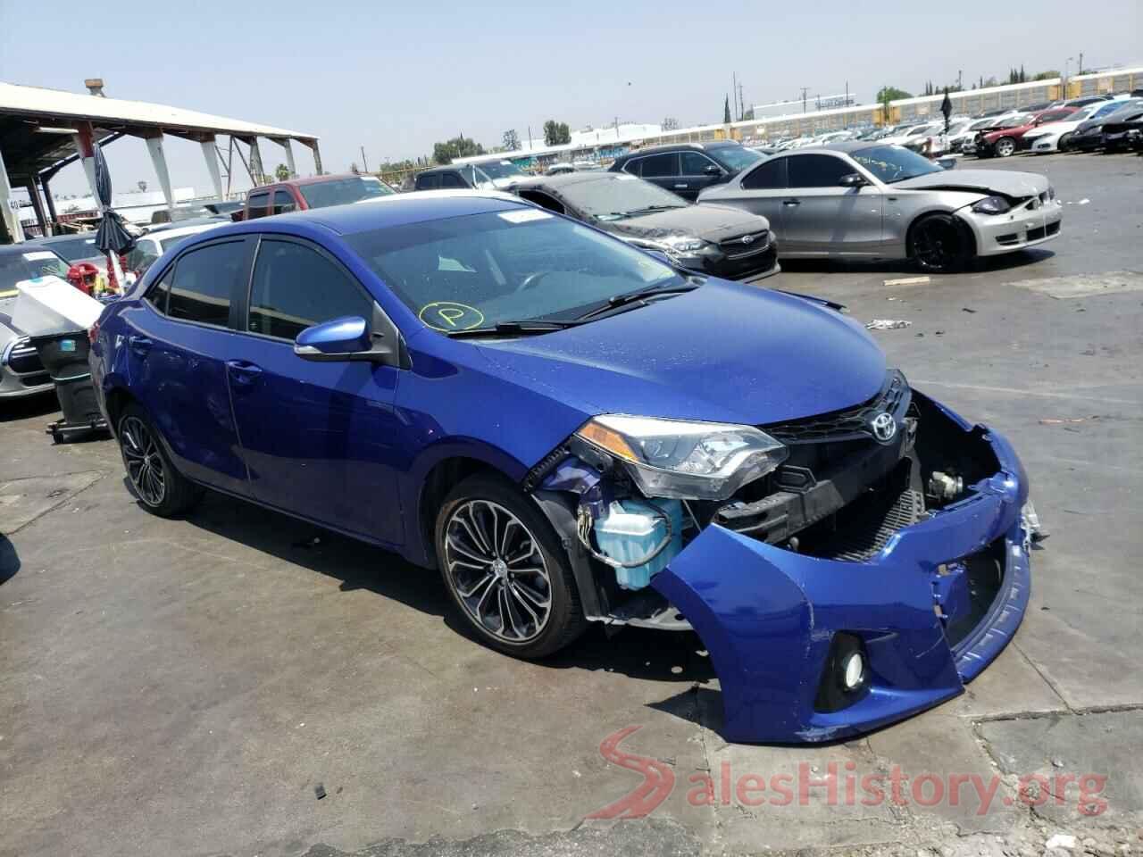 5YFBURHE1GP549689 2016 TOYOTA COROLLA