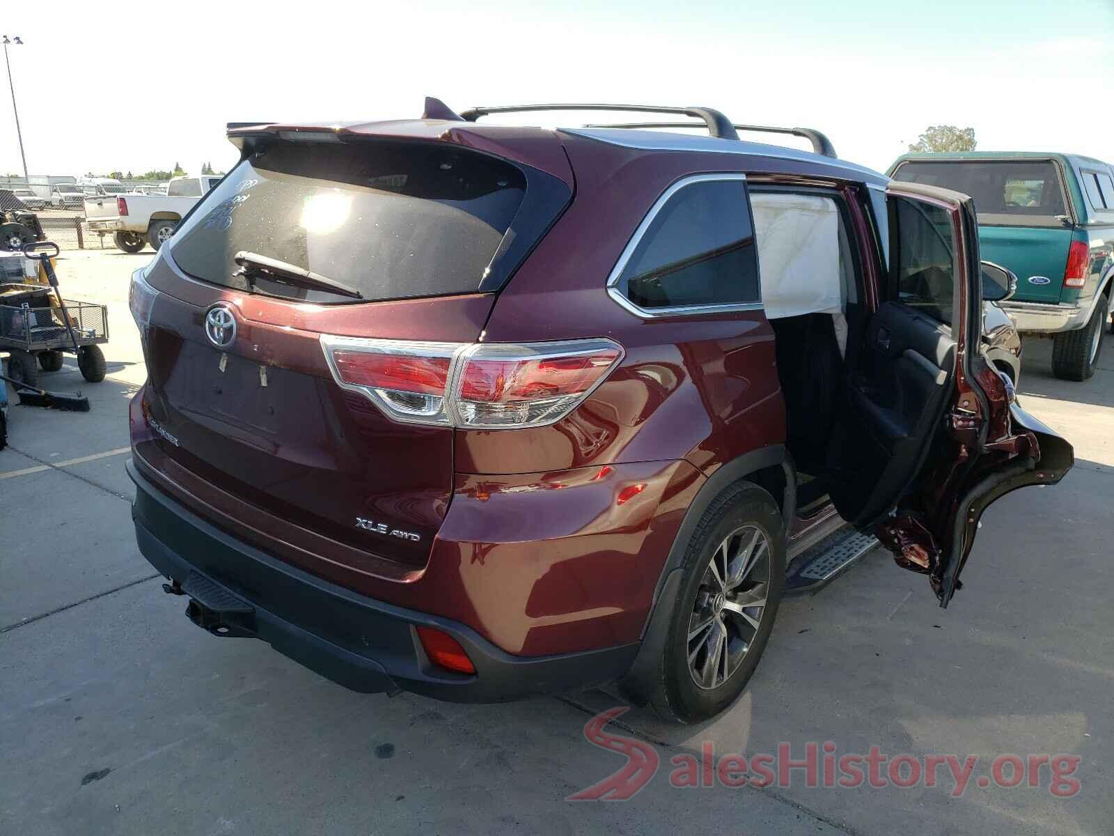 5TDJKRFH4GS351811 2016 TOYOTA HIGHLANDER