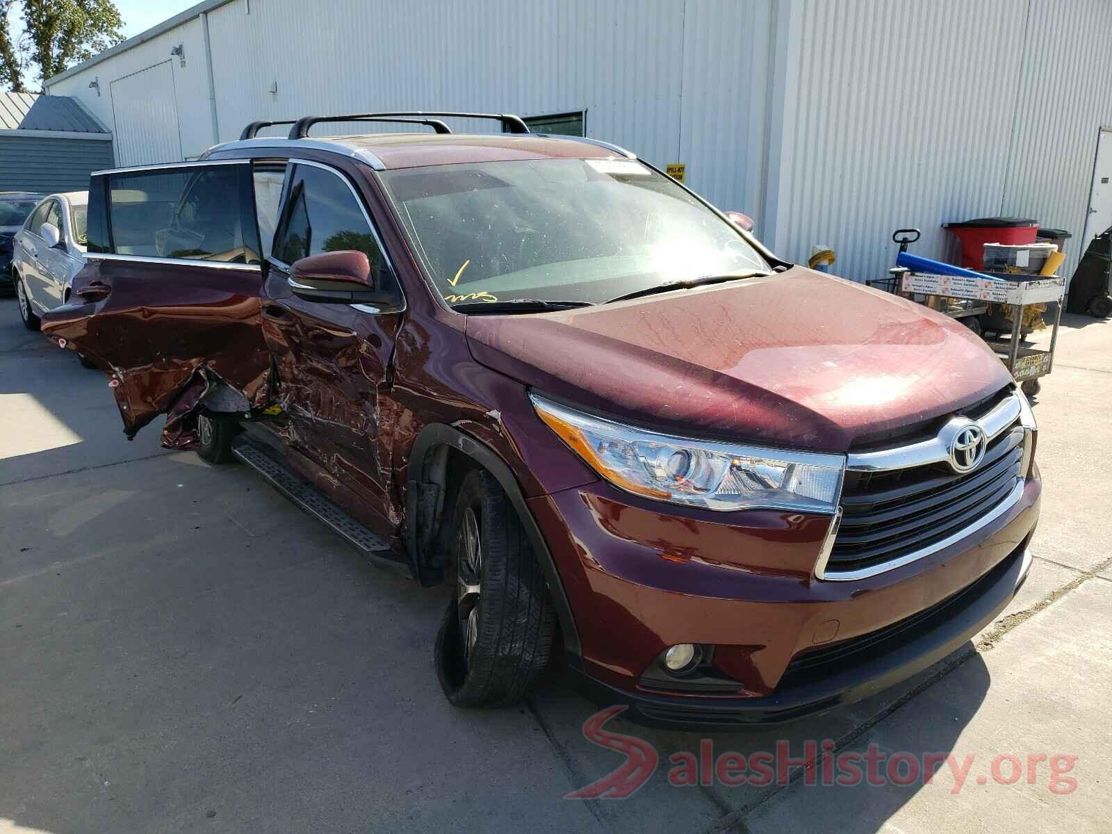 5TDJKRFH4GS351811 2016 TOYOTA HIGHLANDER