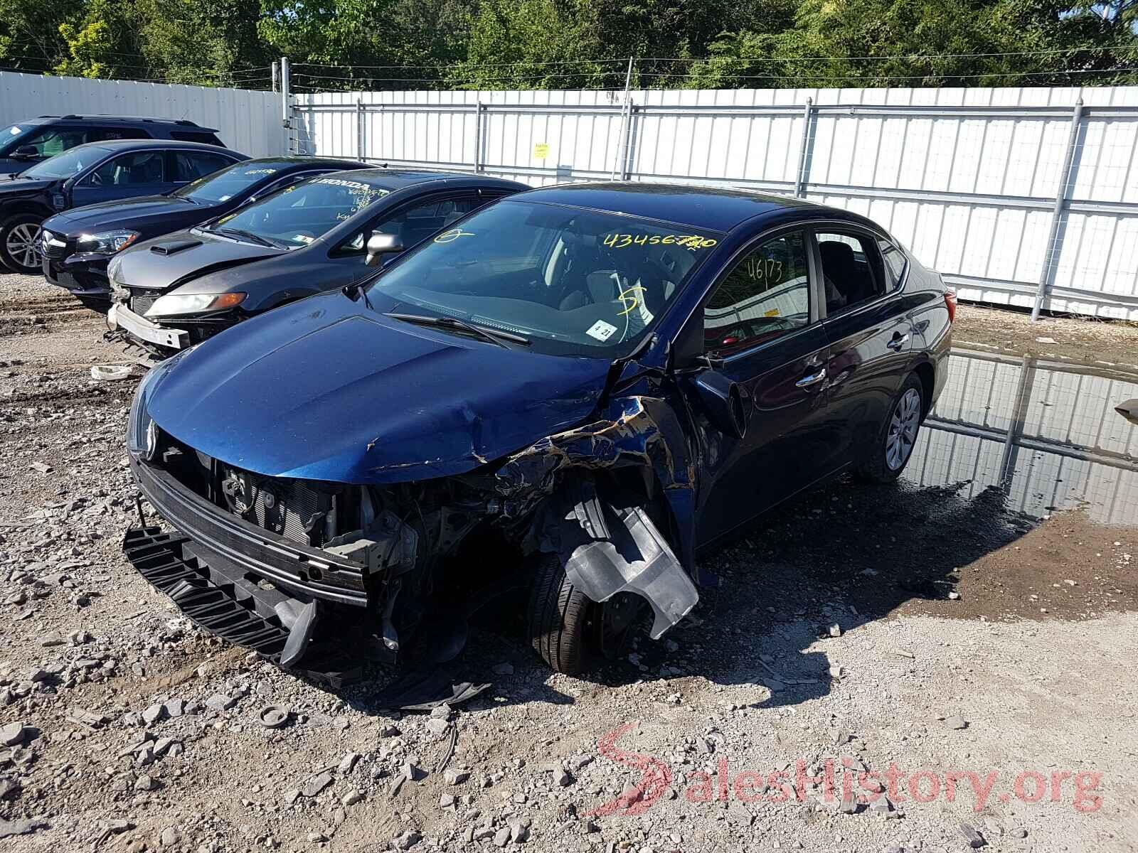 3N1AB7AP7GL640208 2016 NISSAN SENTRA