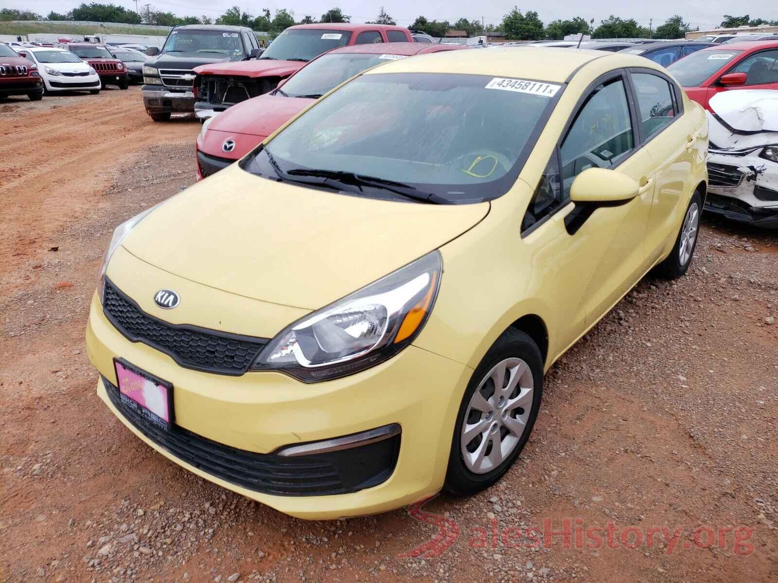 KNADM4A39G6666168 2016 KIA RIO