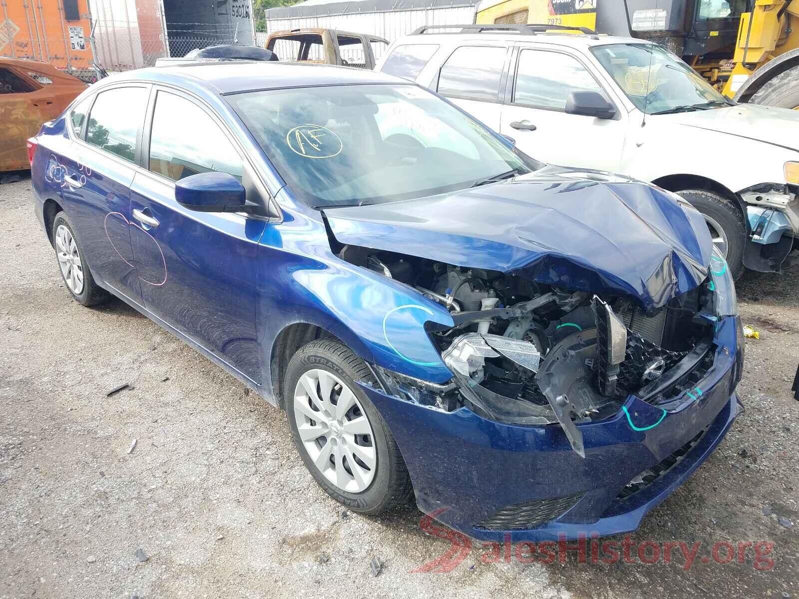 3N1AB7AP0HY373739 2017 NISSAN SENTRA