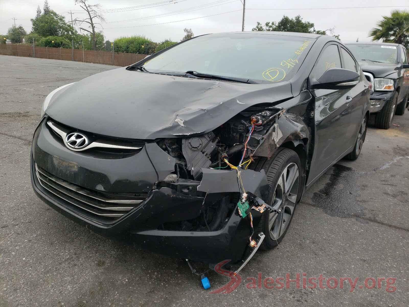 KMHDH4AH2GU488582 2016 HYUNDAI ELANTRA