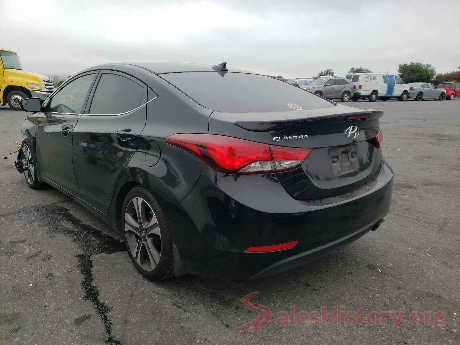 KMHDH4AH2GU488582 2016 HYUNDAI ELANTRA