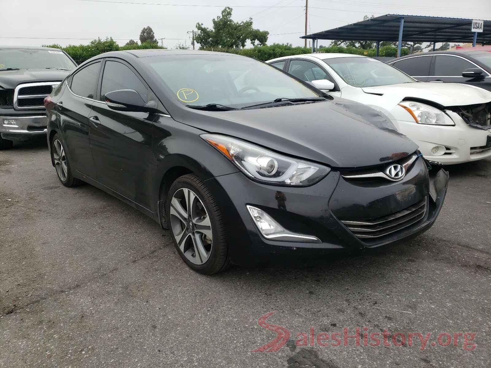 KMHDH4AH2GU488582 2016 HYUNDAI ELANTRA