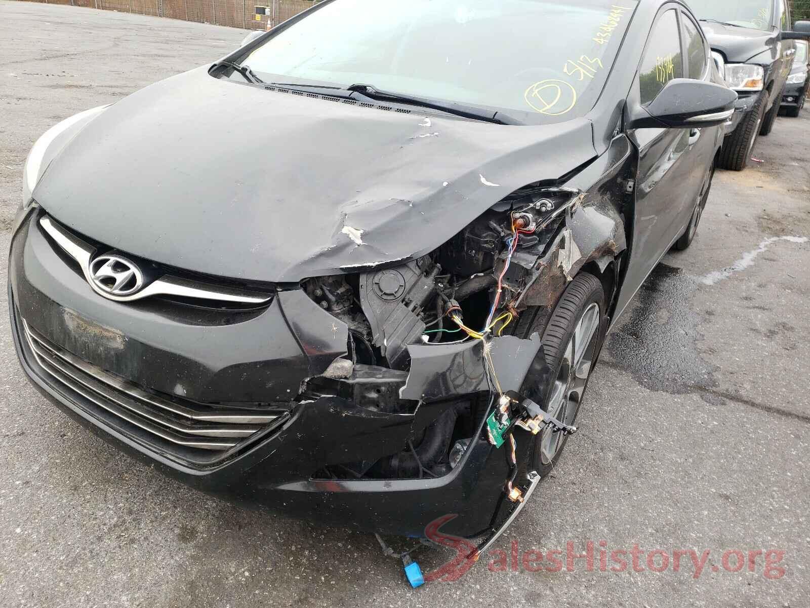 KMHDH4AH2GU488582 2016 HYUNDAI ELANTRA