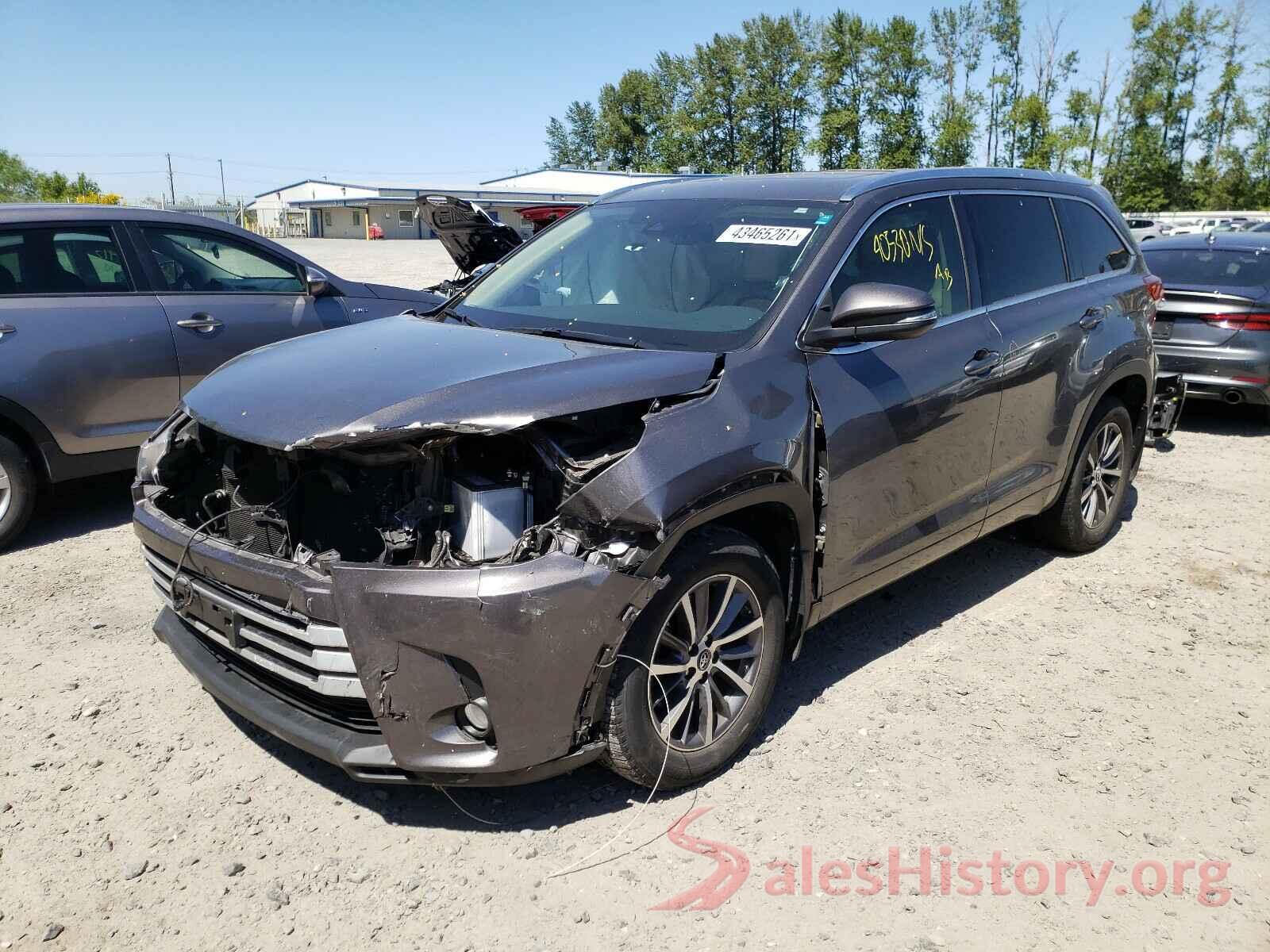 5TDJZRFH2HS425384 2017 TOYOTA HIGHLANDER