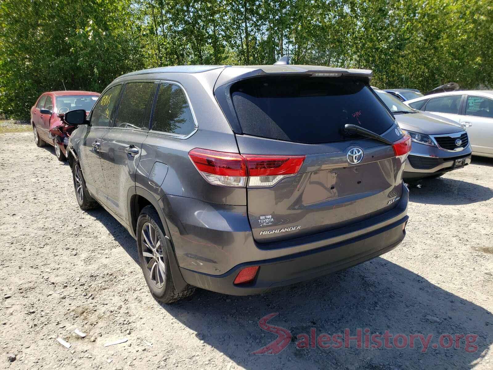 5TDJZRFH2HS425384 2017 TOYOTA HIGHLANDER