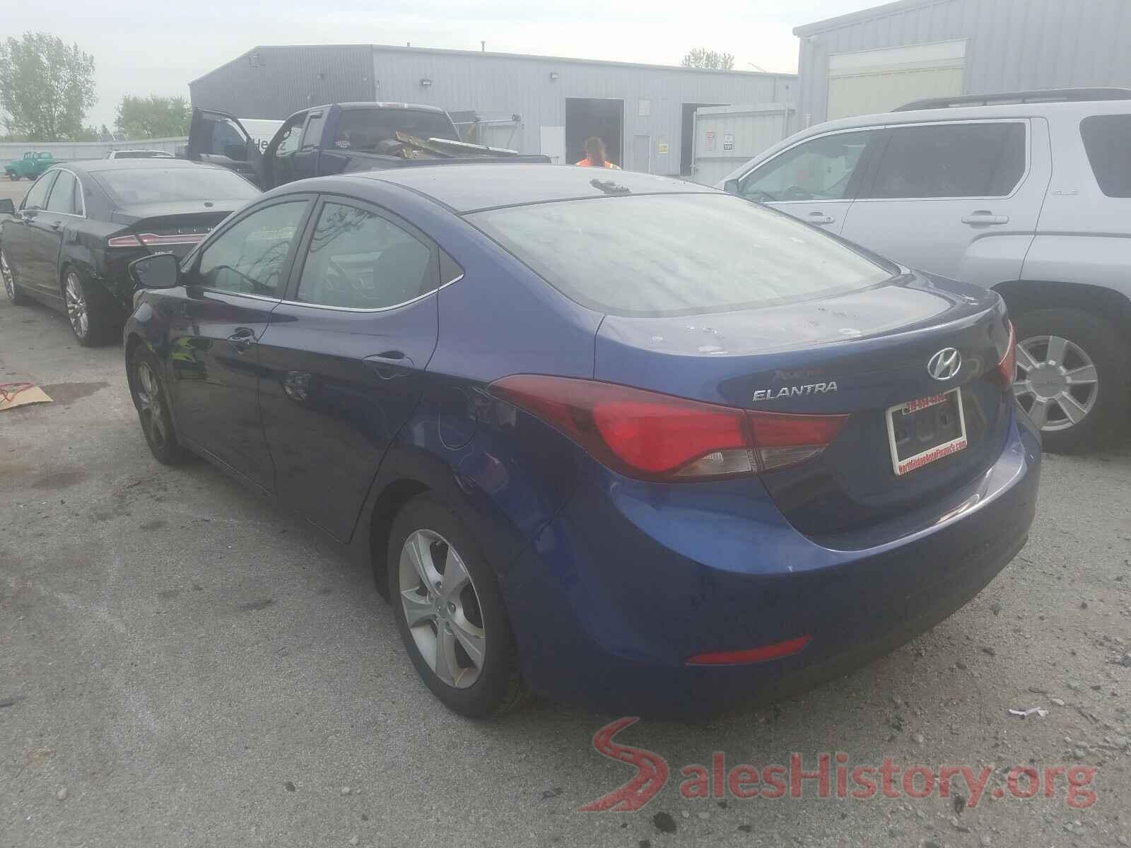 5NPDH4AE9GH779424 2016 HYUNDAI ELANTRA