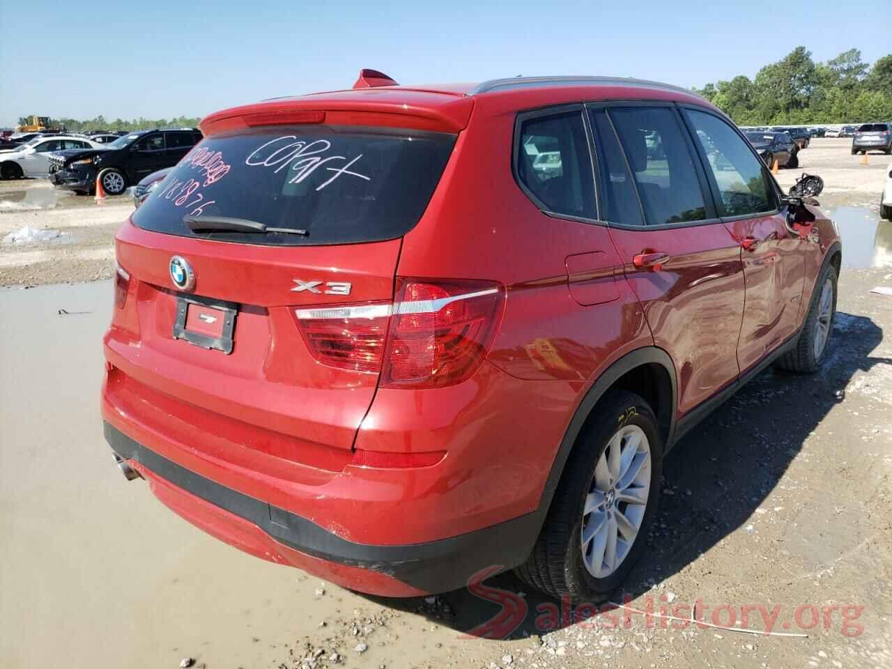 5UXWZ7C33H0V89876 2017 BMW X3