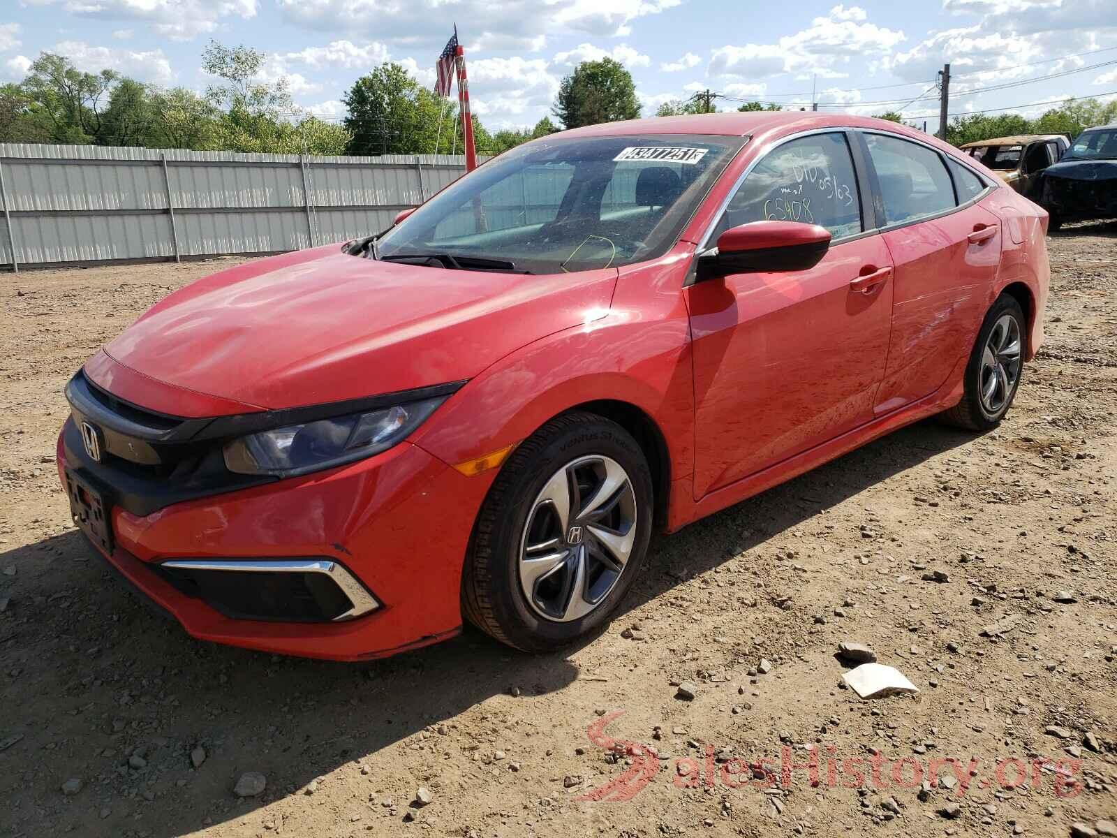 2HGFC2F66KH538131 2019 HONDA CIVIC