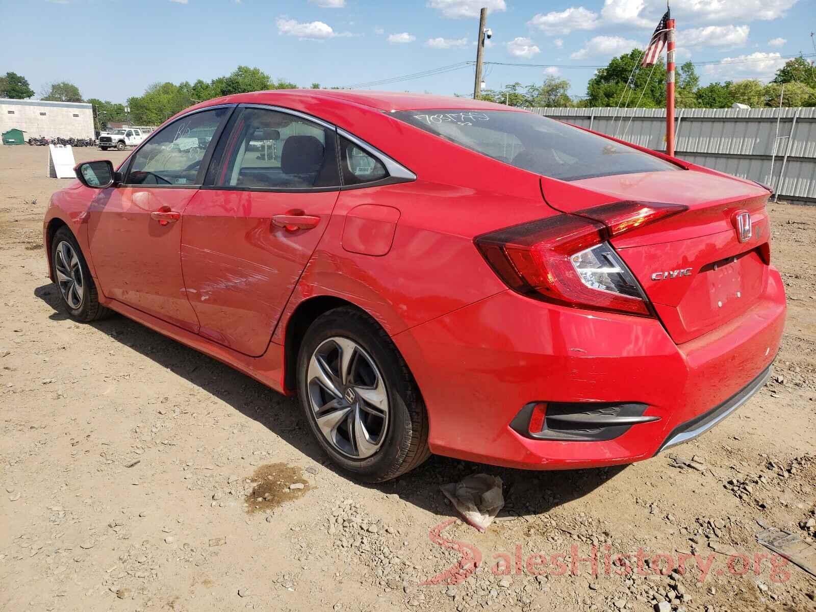 2HGFC2F66KH538131 2019 HONDA CIVIC