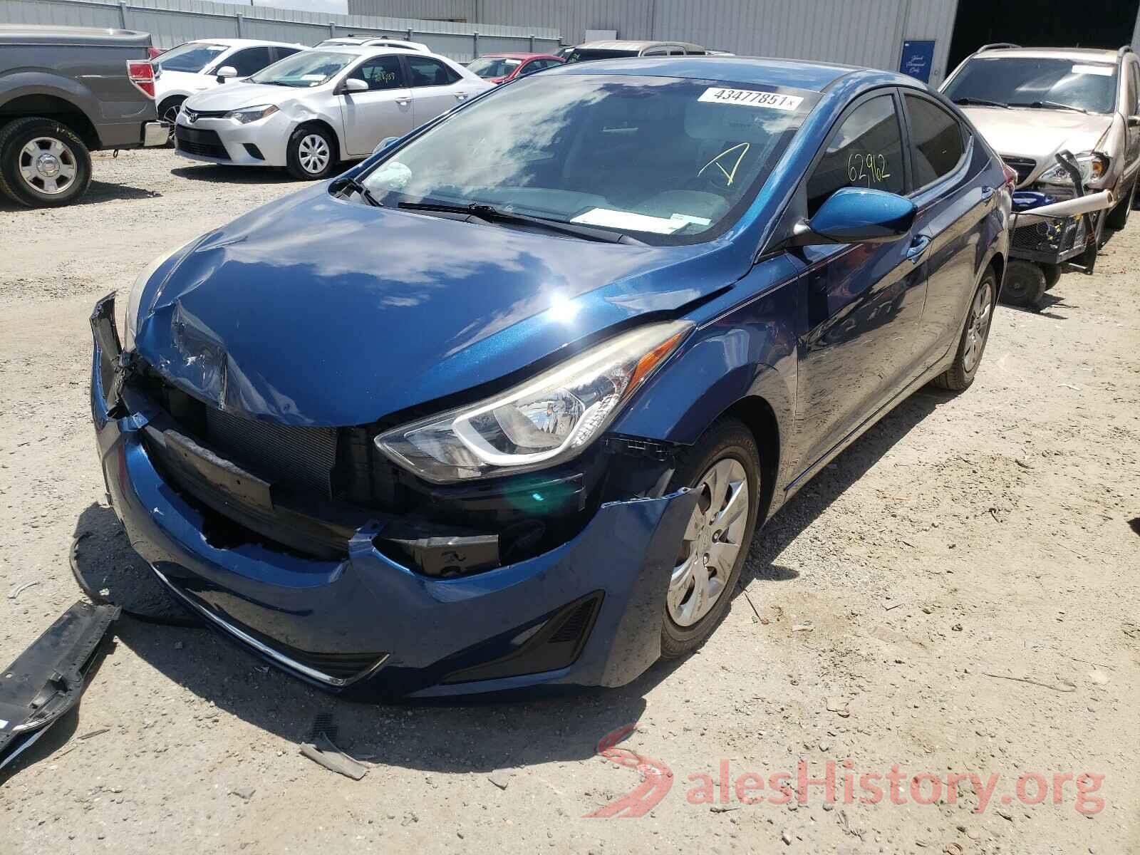 KMHDH4AE0GU619515 2016 HYUNDAI ELANTRA