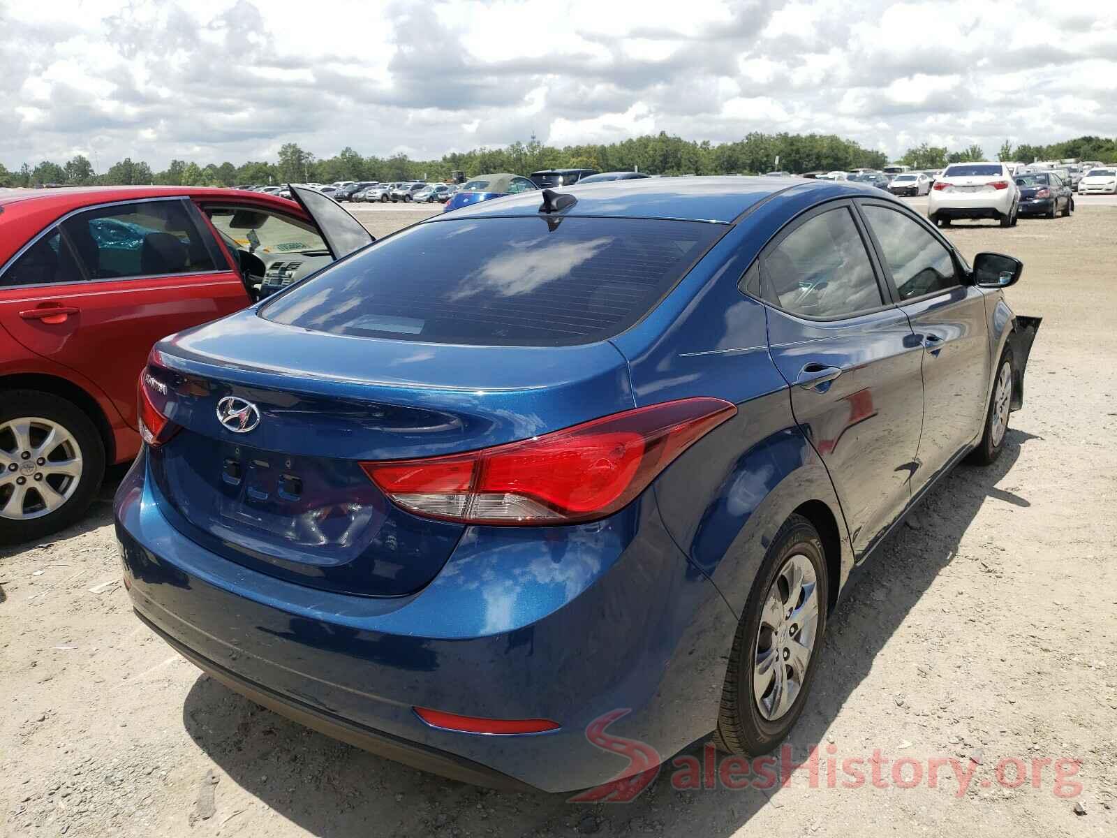 KMHDH4AE0GU619515 2016 HYUNDAI ELANTRA