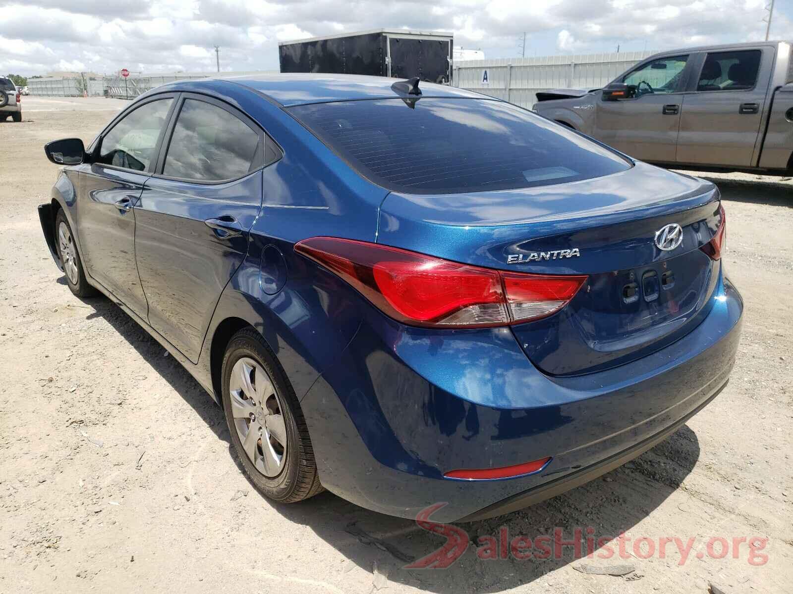 KMHDH4AE0GU619515 2016 HYUNDAI ELANTRA