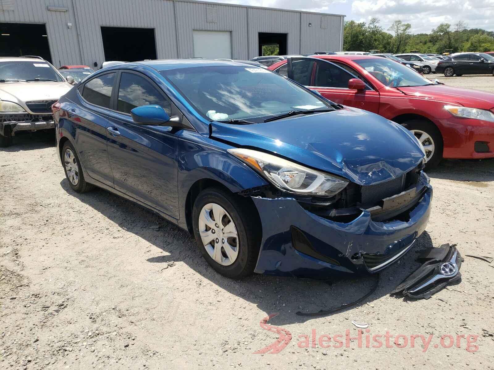 KMHDH4AE0GU619515 2016 HYUNDAI ELANTRA