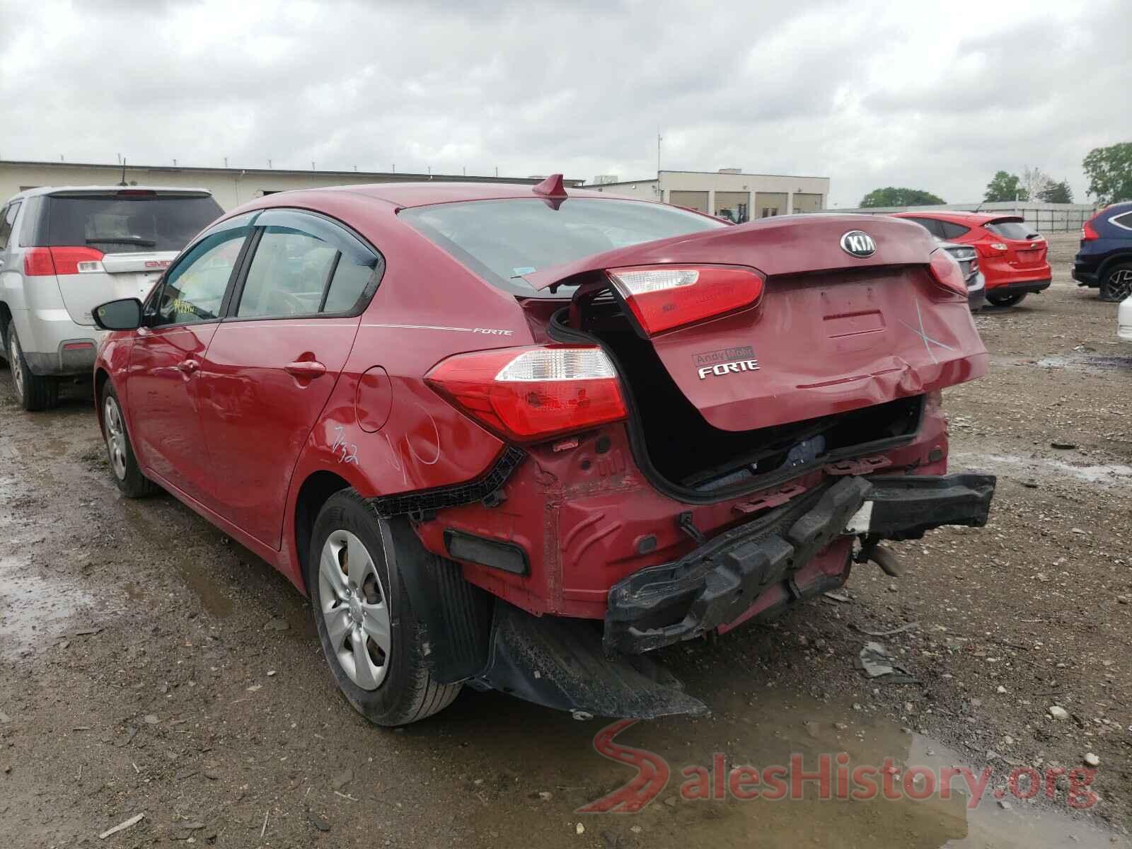 KNAFK4A62G5573572 2016 KIA FORTE