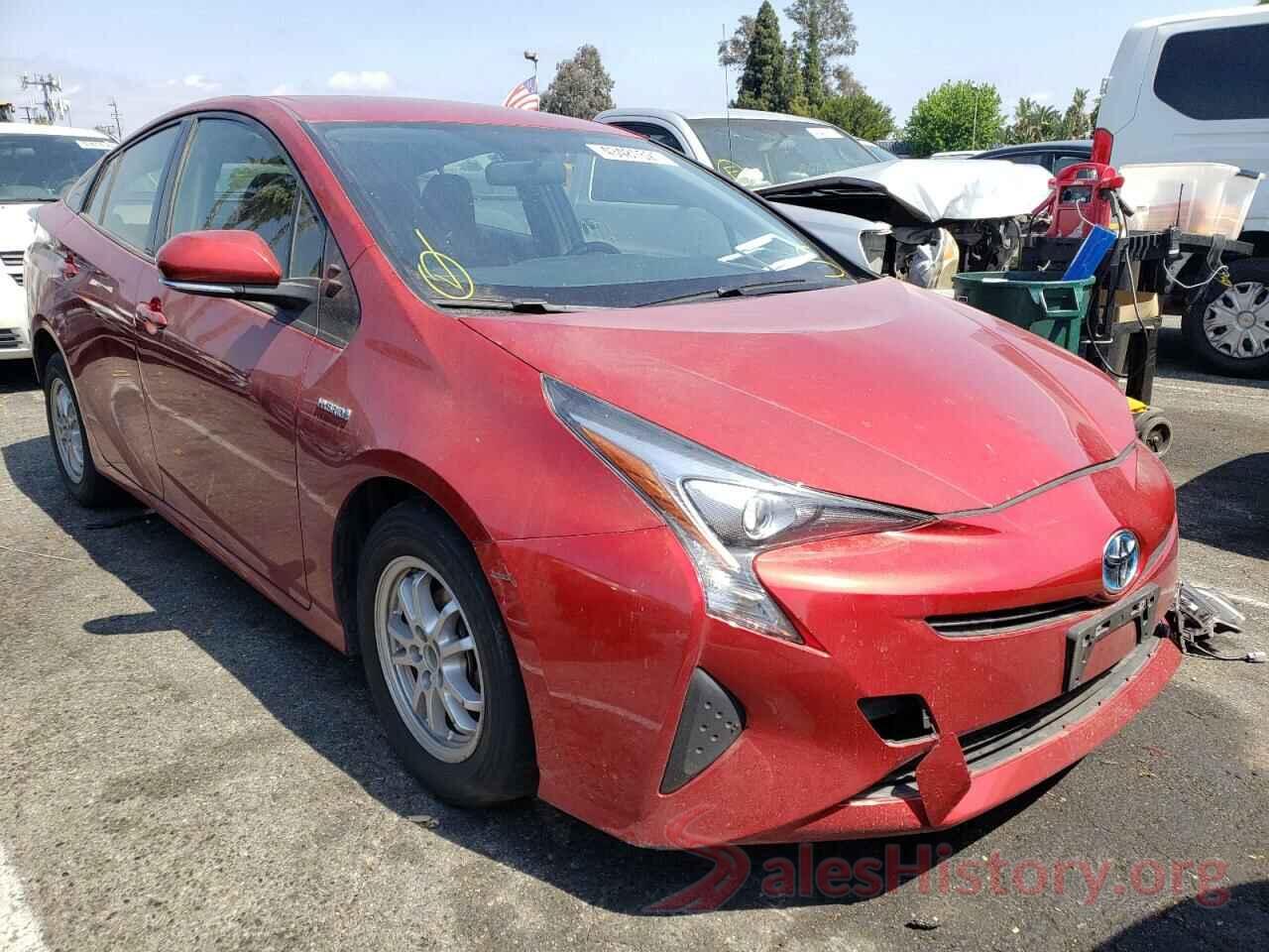 JTDKBRFU3G3524656 2016 TOYOTA PRIUS