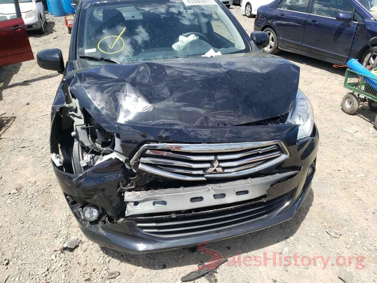 ML32F3FJ6KHF18486 2019 MITSUBISHI MIRAGE