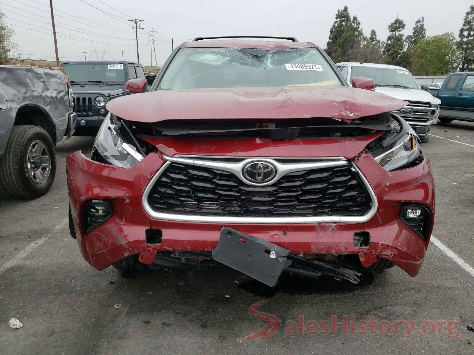 5TDZZRAH1LS004064 2020 TOYOTA HIGHLANDER