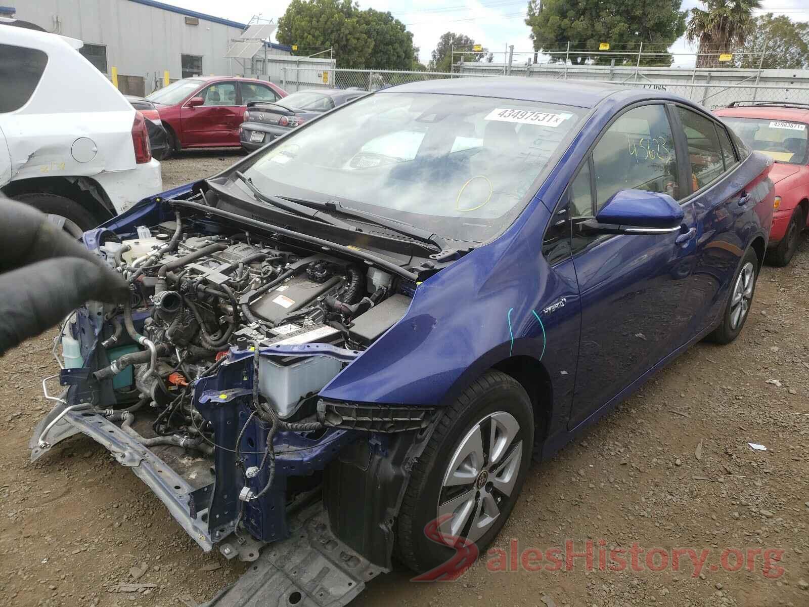 JTDKBRFU4J3597512 2018 TOYOTA PRIUS