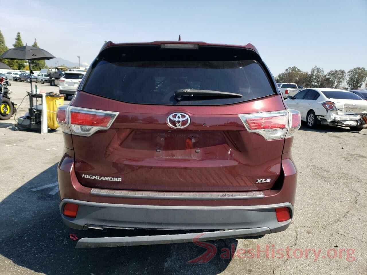 5TDKKRFH9FS085026 2015 TOYOTA HIGHLANDER