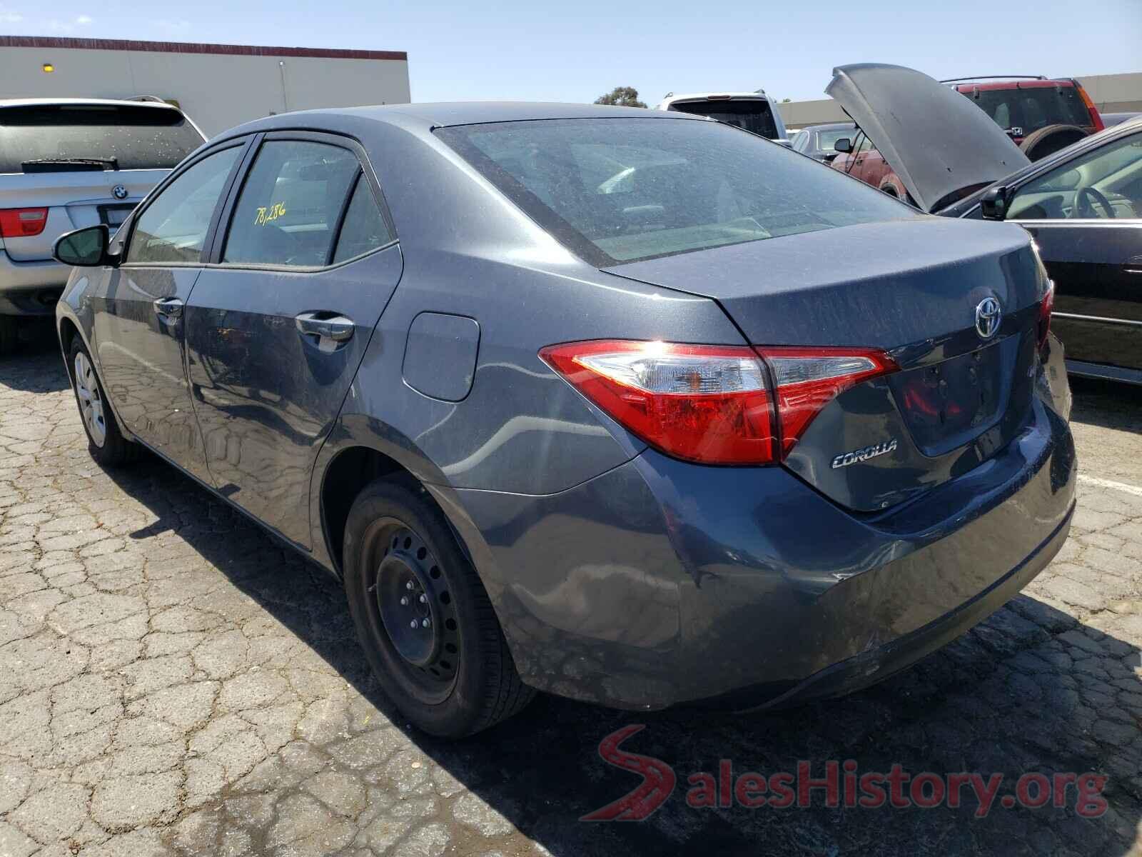 2T1BURHE1GC585107 2016 TOYOTA COROLLA