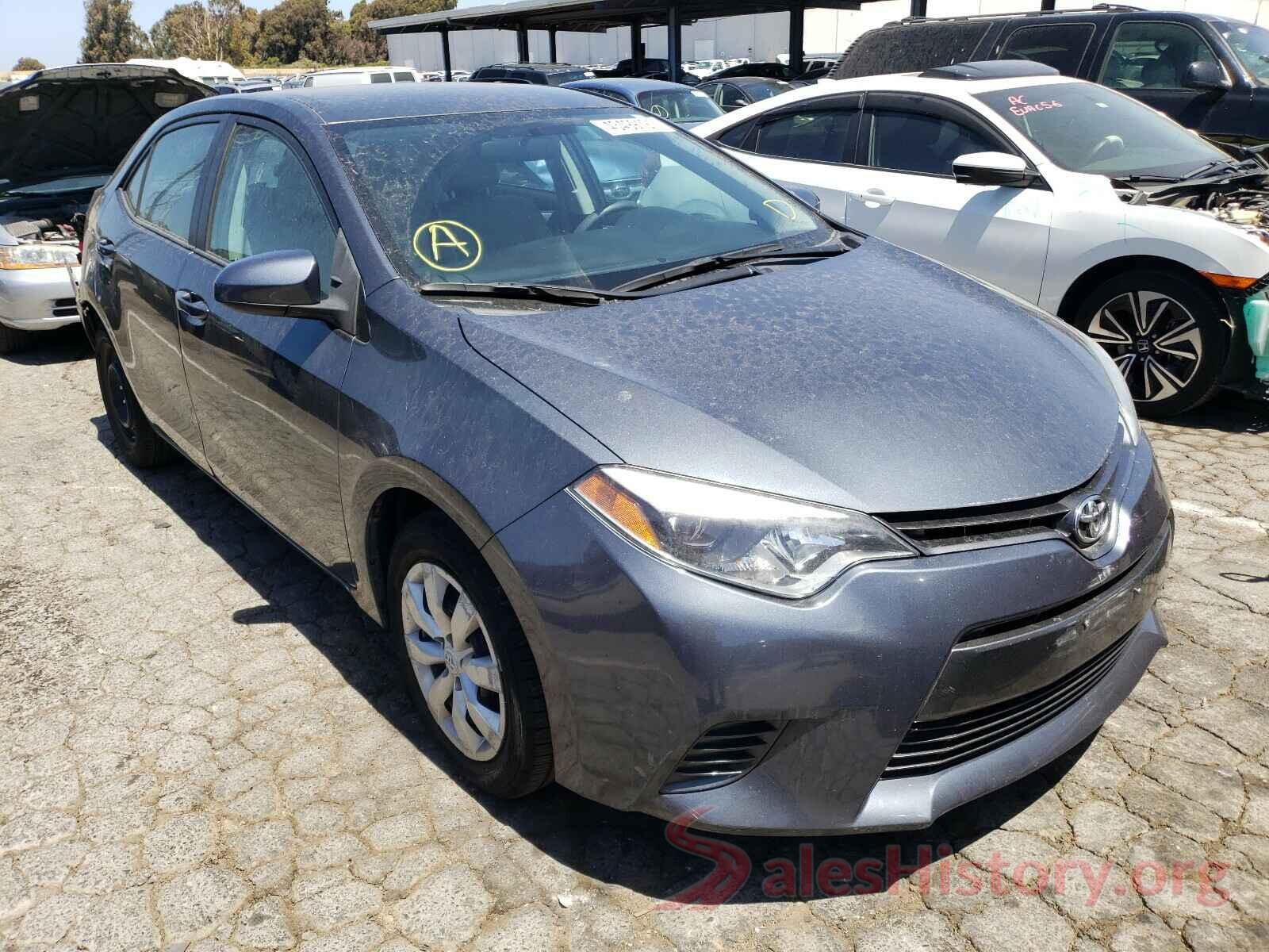 2T1BURHE1GC585107 2016 TOYOTA COROLLA