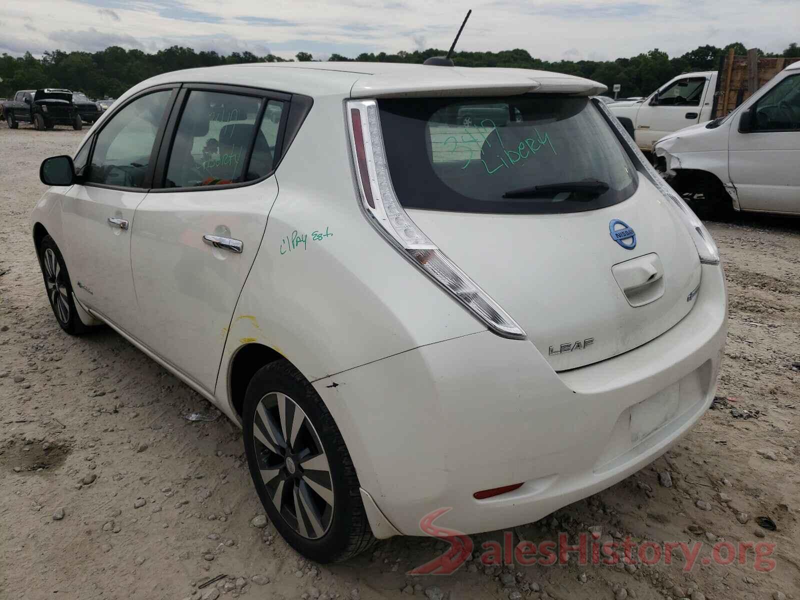 1N4AZ0CP7FC317659 2015 NISSAN LEAF