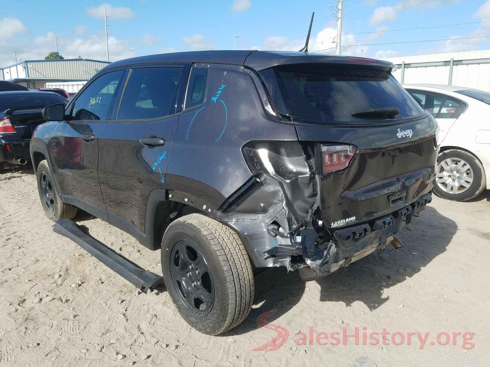 3C4NJCABXJT411687 2018 JEEP COMPASS