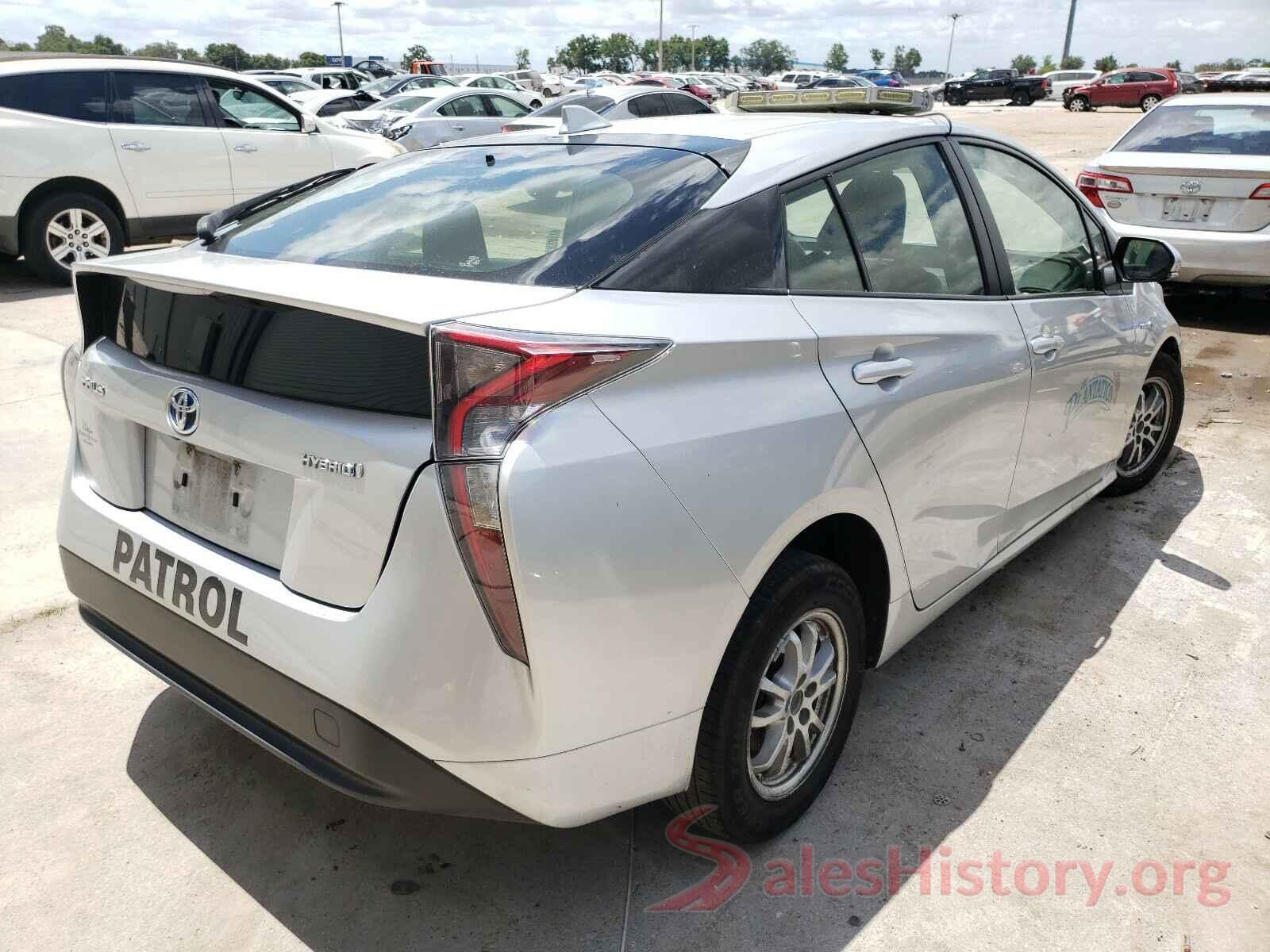 JTDKBRFU2G3019451 2016 TOYOTA PRIUS