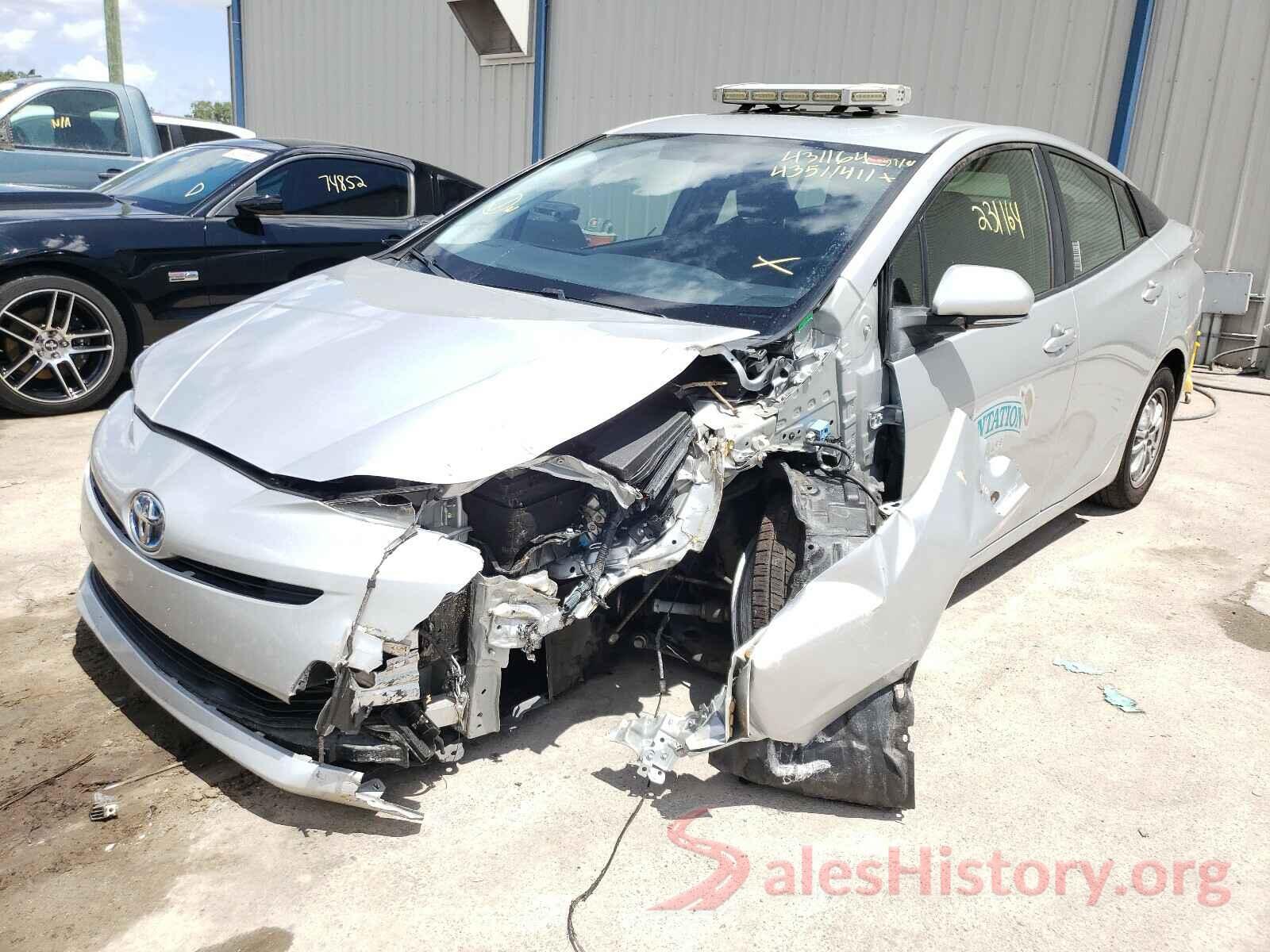 JTDKBRFU2G3019451 2016 TOYOTA PRIUS