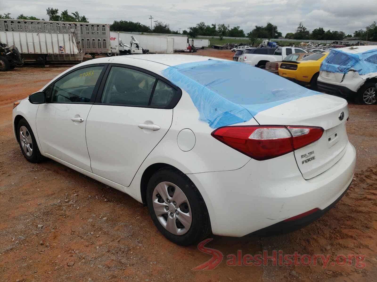 KNAFK4A6XG5616183 2016 KIA FORTE