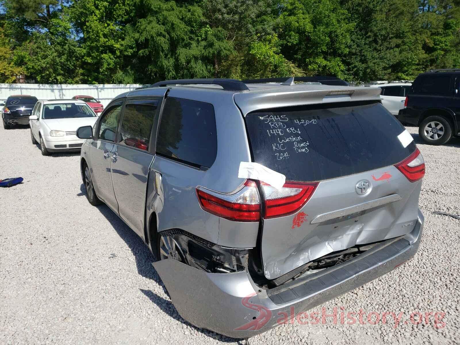 5TDYZ3DC3HS767090 2017 TOYOTA SIENNA