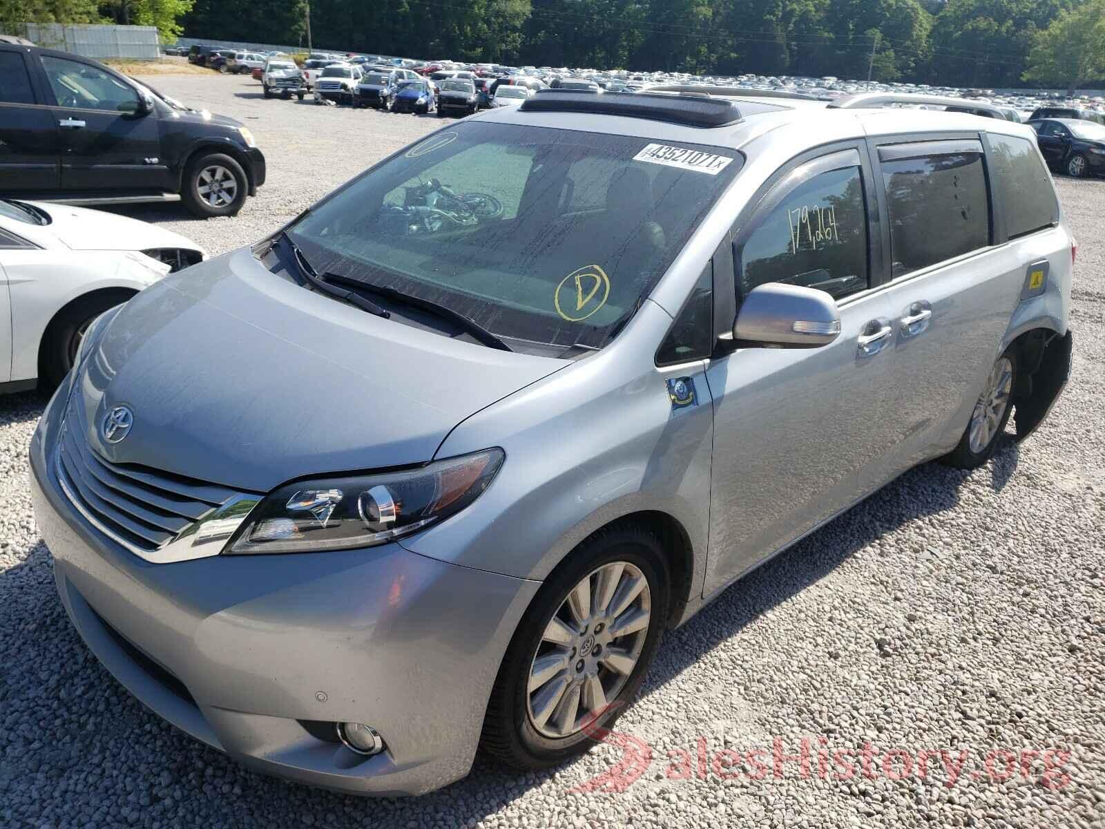 5TDYZ3DC3HS767090 2017 TOYOTA SIENNA