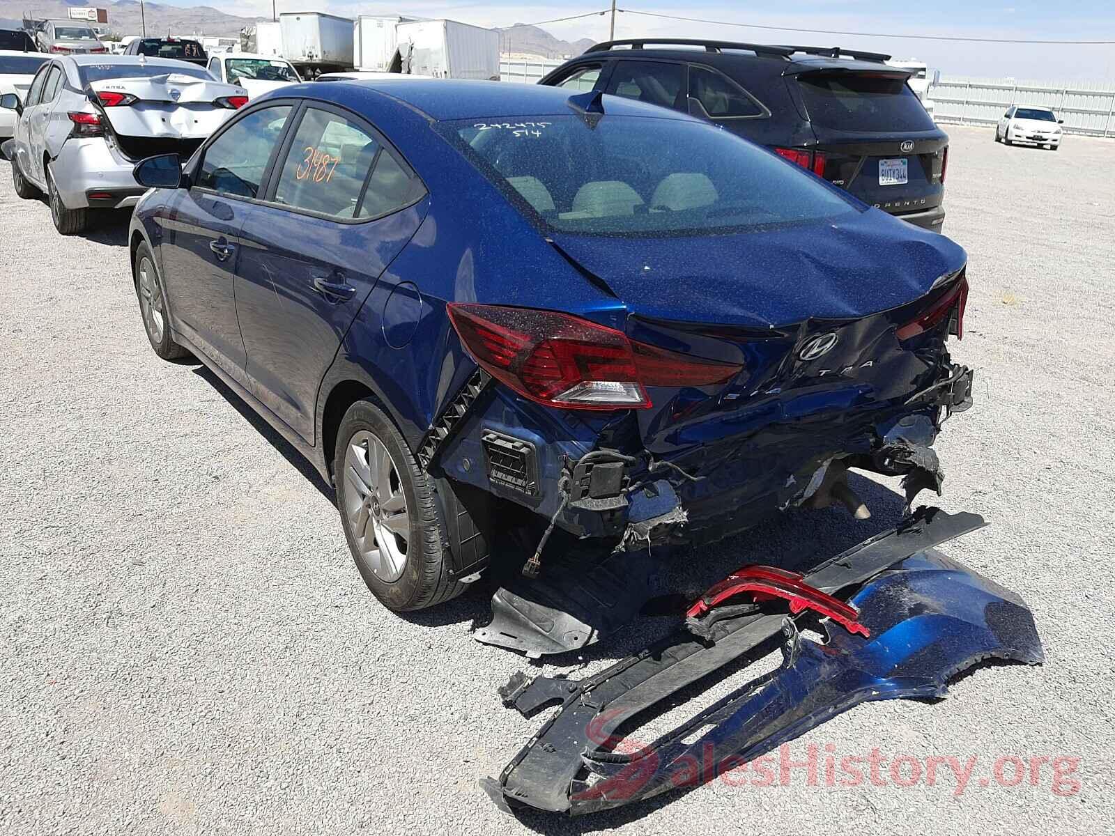 5NPD84LF5LH560797 2020 HYUNDAI ELANTRA