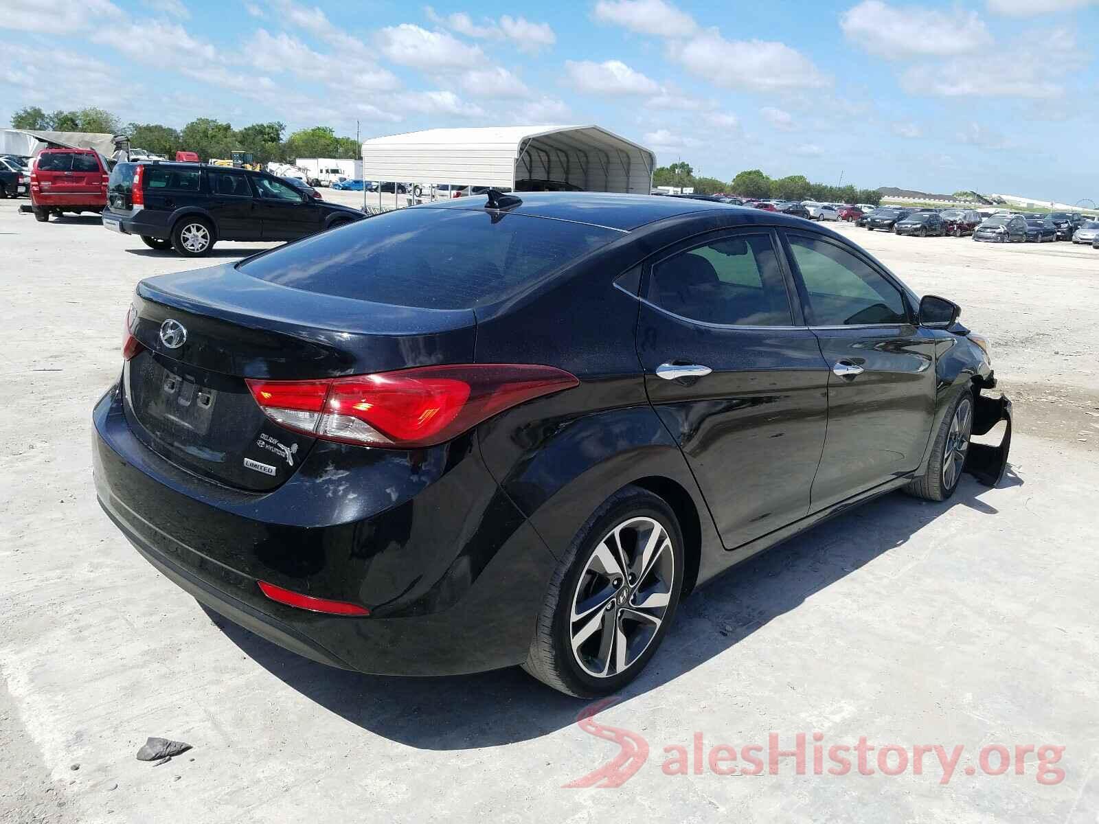 KMHDH4AE1GU626540 2016 HYUNDAI ELANTRA