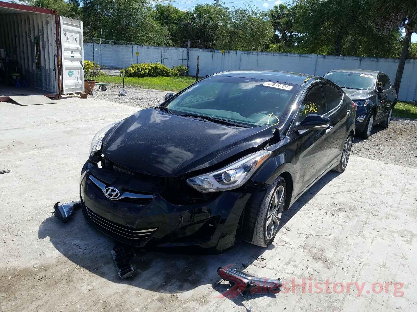 KMHDH4AE1GU626540 2016 HYUNDAI ELANTRA