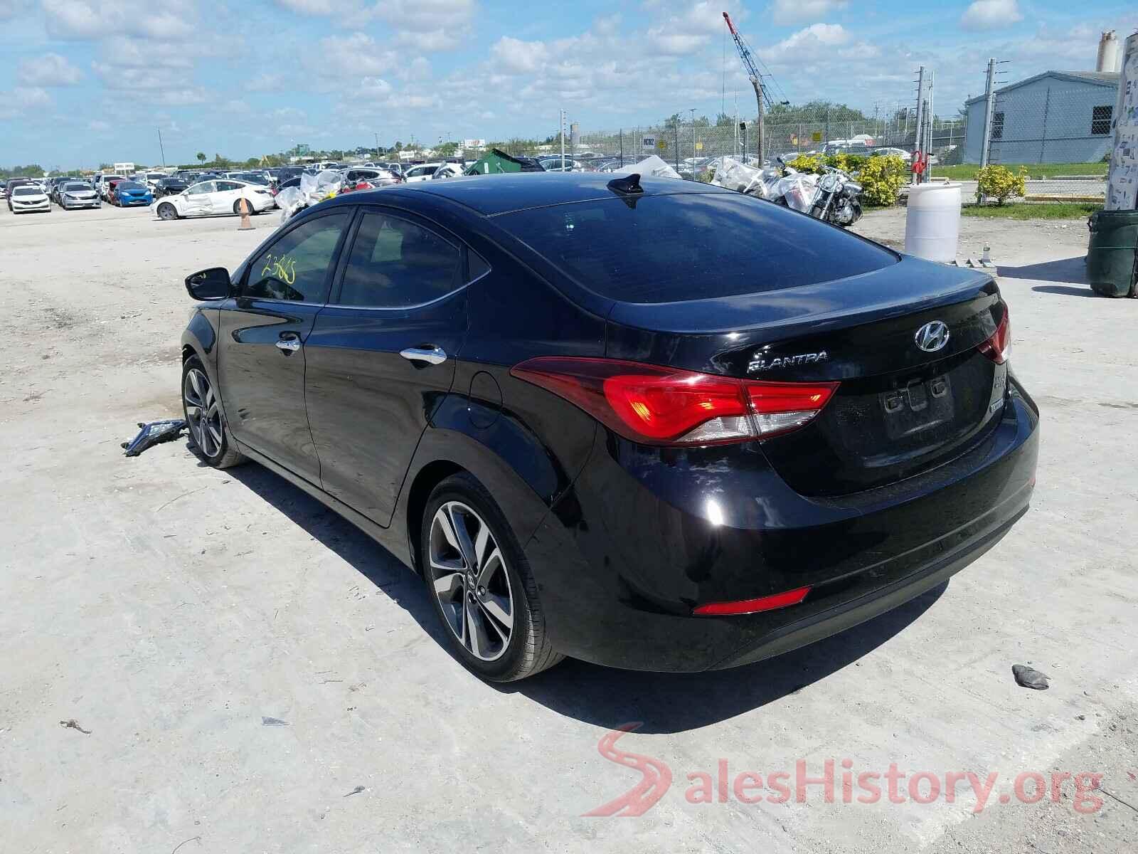 KMHDH4AE1GU626540 2016 HYUNDAI ELANTRA