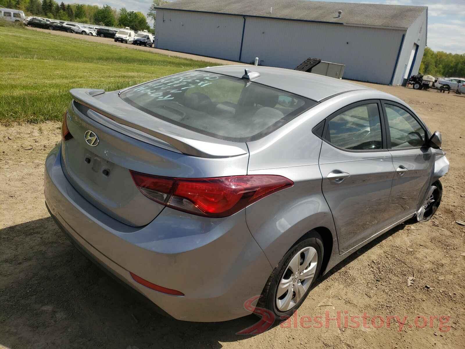 5NPDH4AE7GH703961 2016 HYUNDAI ELANTRA