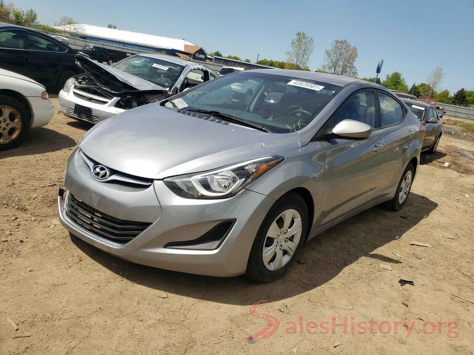 5NPDH4AE7GH703961 2016 HYUNDAI ELANTRA